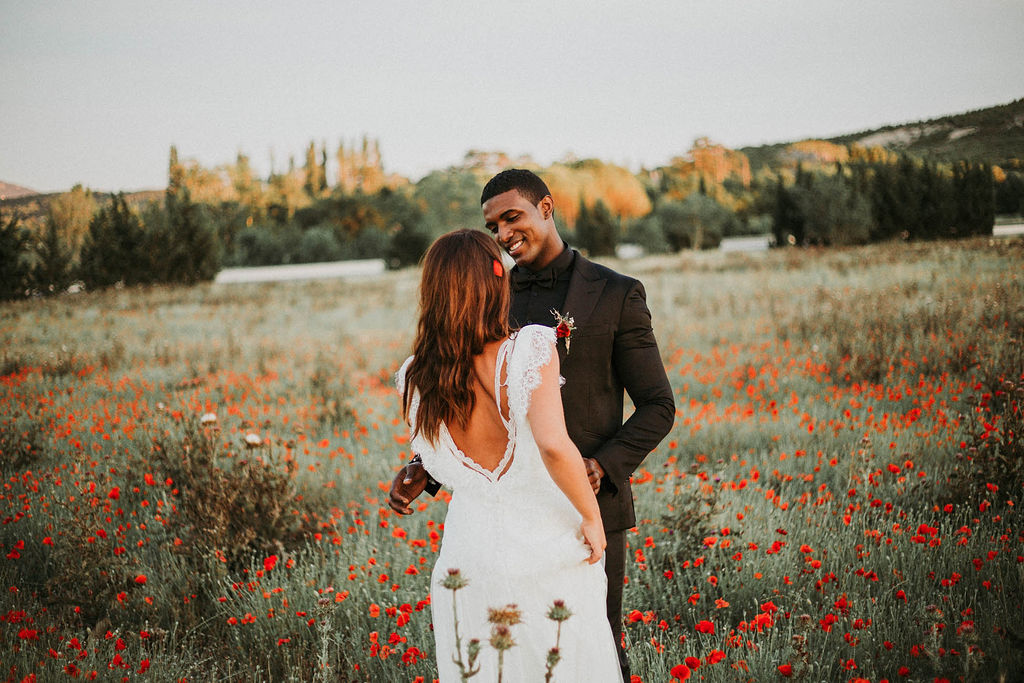 Inspiration mariage : un elopement champêtre et bohème