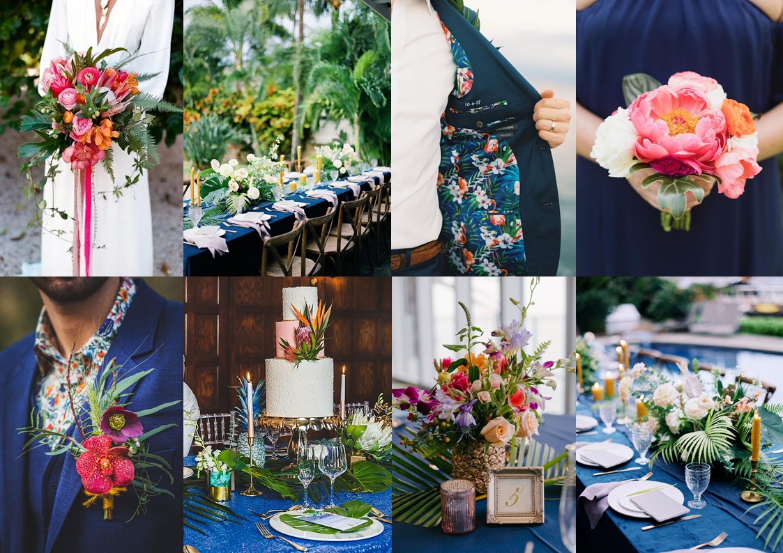 tropical-classic-blue-mariage-inspiration